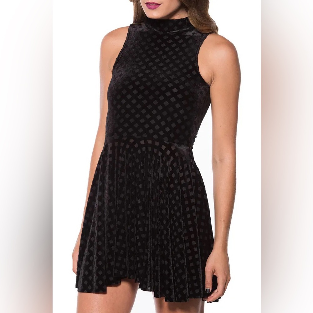 Blackmilk Burned Diamond Date Night Dress ~ LIMITED Black Size Large - Picture 3 of 16